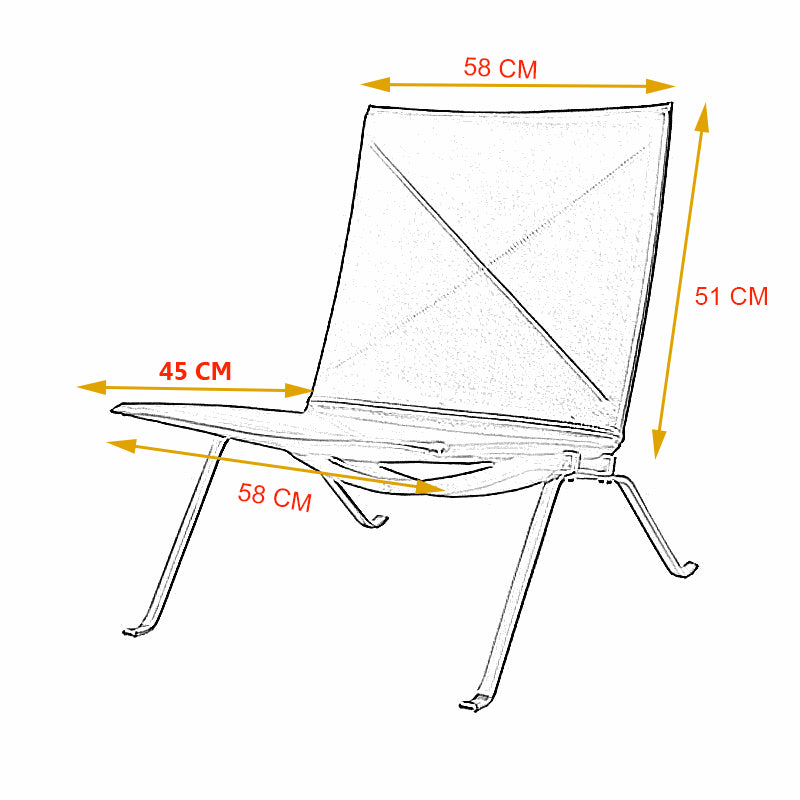 Canvas for Poul Kjærholm PK22 Chair