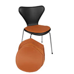 Load image into Gallery viewer, Leather Six cushions for Arne Jacobsen&#39;s Astole model 3107/3207 (7éren)
