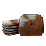 Load image into Gallery viewer, Lather Cushion with button set of 6 Pcs for Hans J. Wegner&#39;s Y chair. (6) - Deszine Talks
