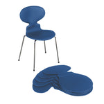 Load image into Gallery viewer, Leather Six Chair Covers for Arne Jacobsen&#39;s Ant chairs 3101
