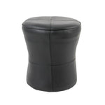 Load image into Gallery viewer, Leather upholstery full cover stool - Deszine Talks
