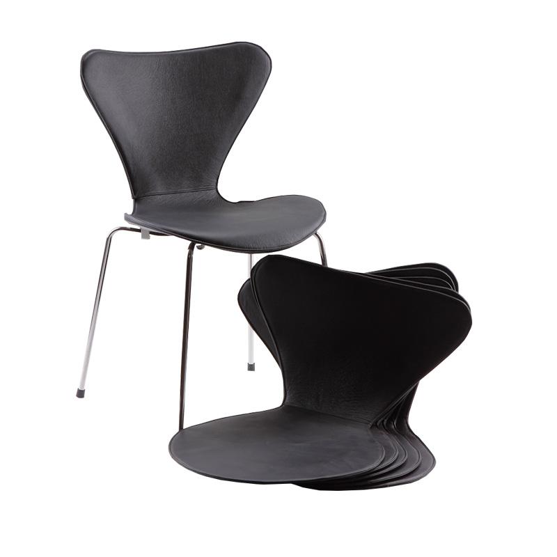 Leather covers for Arne Jacobsen's 3107/3207 chairs  (6) - Deszine Talks