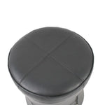 Load image into Gallery viewer, Leather upholstery full cover stool - Deszine Talks
