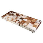 Load image into Gallery viewer, Daybed in cowhide with steel legs - Deszine Talks
