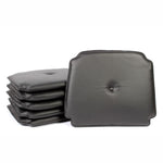 Load image into Gallery viewer, Lather Cushion with button set of 6 Pcs for Hans J. Wegner&#39;s Y chair. (6) - Deszine Talks
