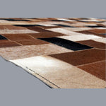 Load image into Gallery viewer, Handmade Genuine Hairon Leather Cowhide Patchwork Carpets - Deszine Talks
