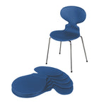 Load image into Gallery viewer, Leather Six Chair Covers for Arne Jacobsen&#39;s Ant chairs 3101
