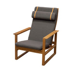 Load image into Gallery viewer, Leather Cushion for sled 2254 chair by Børge Mogensen (High Back)
