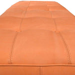 Load image into Gallery viewer, Upholstery Leather Bench, Cognac color
