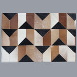 Load image into Gallery viewer, Handmade Genuine Hairon Leather Cowhide Patchwork Carpets - Deszine Talks
