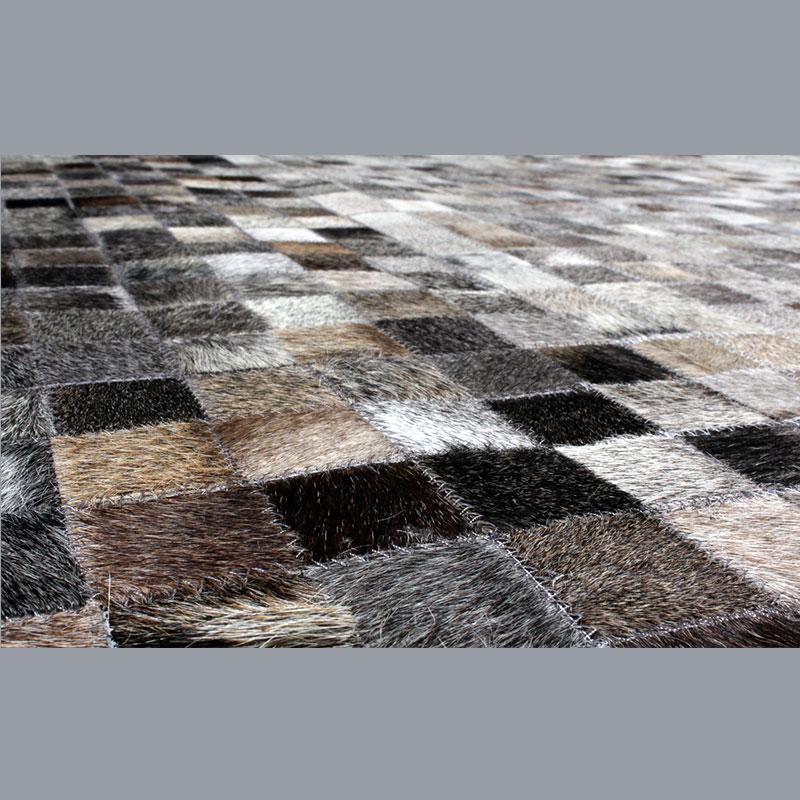 Handmade Genuine Hairon Leather Cowhide Patchwork Carpets - Deszine Talks