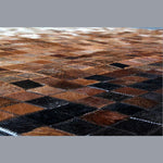 Load image into Gallery viewer, Handmade Genuine Hairon Leather Cowhide Patchwork Carpets - Deszine Talks
