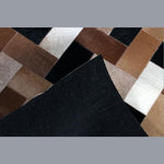 Load image into Gallery viewer, Handmade Genuine Hairon Leather Cowhide Patchwork Carpets - Deszine Talks
