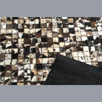 Load image into Gallery viewer, Handmade Genuine Hairon Leather Cowhide Patchwork Carpets - Deszine Talks
