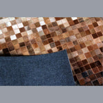 Load image into Gallery viewer, Handmade Genuine Hairon Leather Cowhide Patchwork Carpets - Deszine Talks
