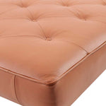 Load image into Gallery viewer, Daybed in Tan color Leather with wooden Legs - Deszine Talks
