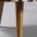 Load image into Gallery viewer, Bench in cowhide leather with wooden legs - Deszine Talks
