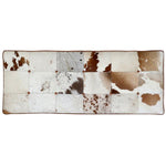 Load image into Gallery viewer, Bench in Cowhide Multi Color with Steel Legs - Deszine Talks
