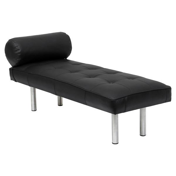 Bench with steel legs cushion square pattern - Deszine Talks