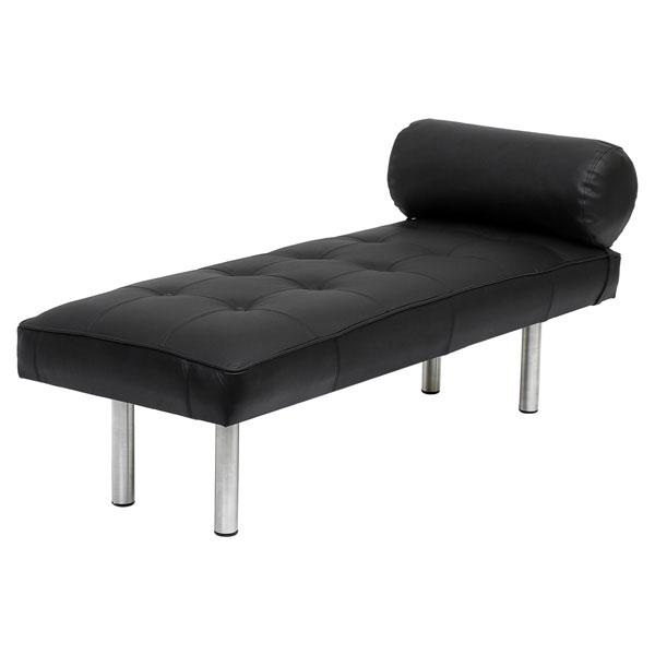 Bench with steel legs cushion square pattern - Deszine Talks