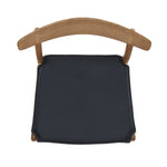 Load image into Gallery viewer, Pillow kit for Hans J. Wegner&#39;s CH23 chair. Black leather (6)
