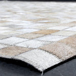 Load image into Gallery viewer, Handmade Genuine Hairon Leather Cowhide Patchwork Carpets - Deszine Talks
