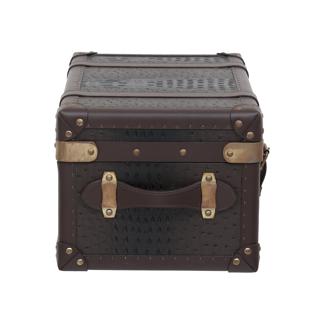 Leather Luggage box - Deszine Talks